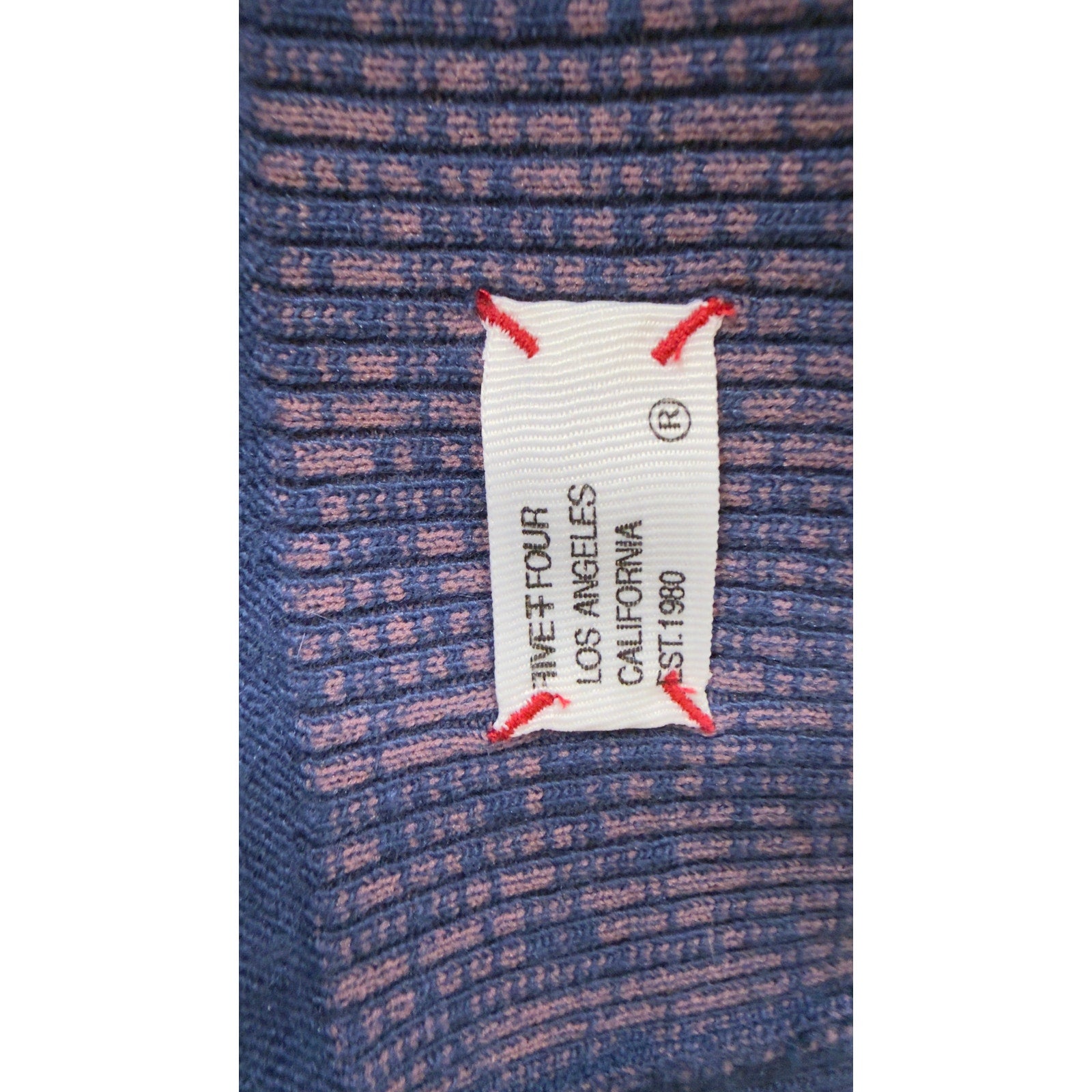 Five Four Men's Colorblock Long Sleeve Crewneck Sweater Blue Large NWT