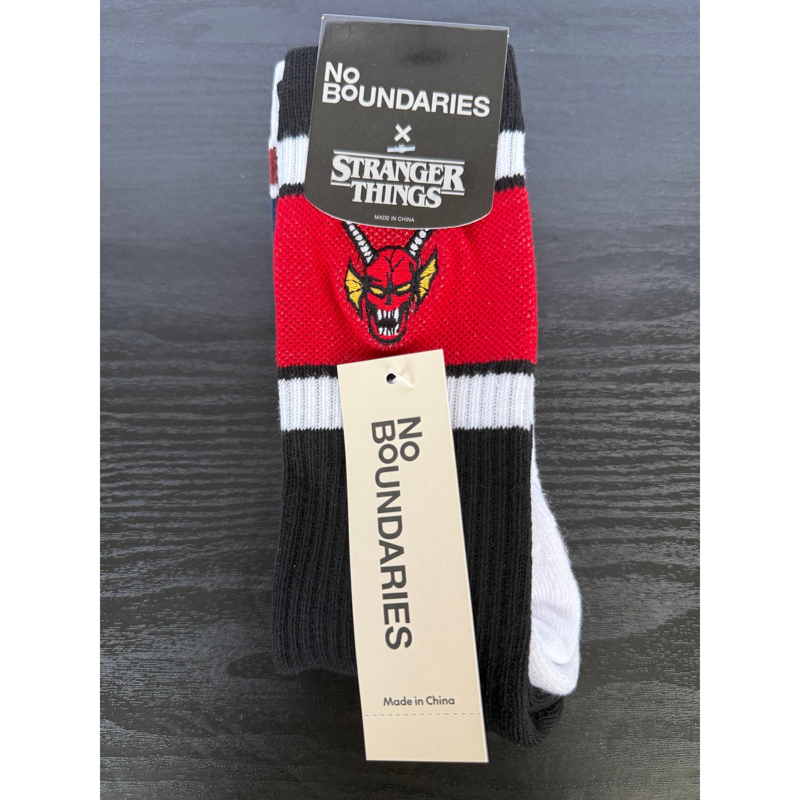 Netflix Stranger Things Hellfire Club Socks – 2-Pack NWT