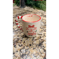 Dolly Parton “Holly Dolly” Mug Candy Cane Handle w/Dolly Signature, Butterfly