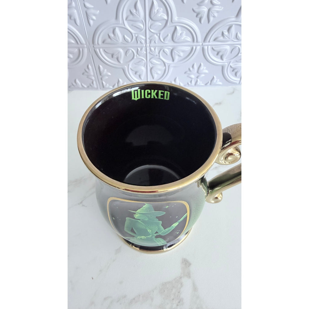 Wicked Movie Defying Gravity Elphaba Ceramic Mug 17.5 oz Silver Buffalo NEW