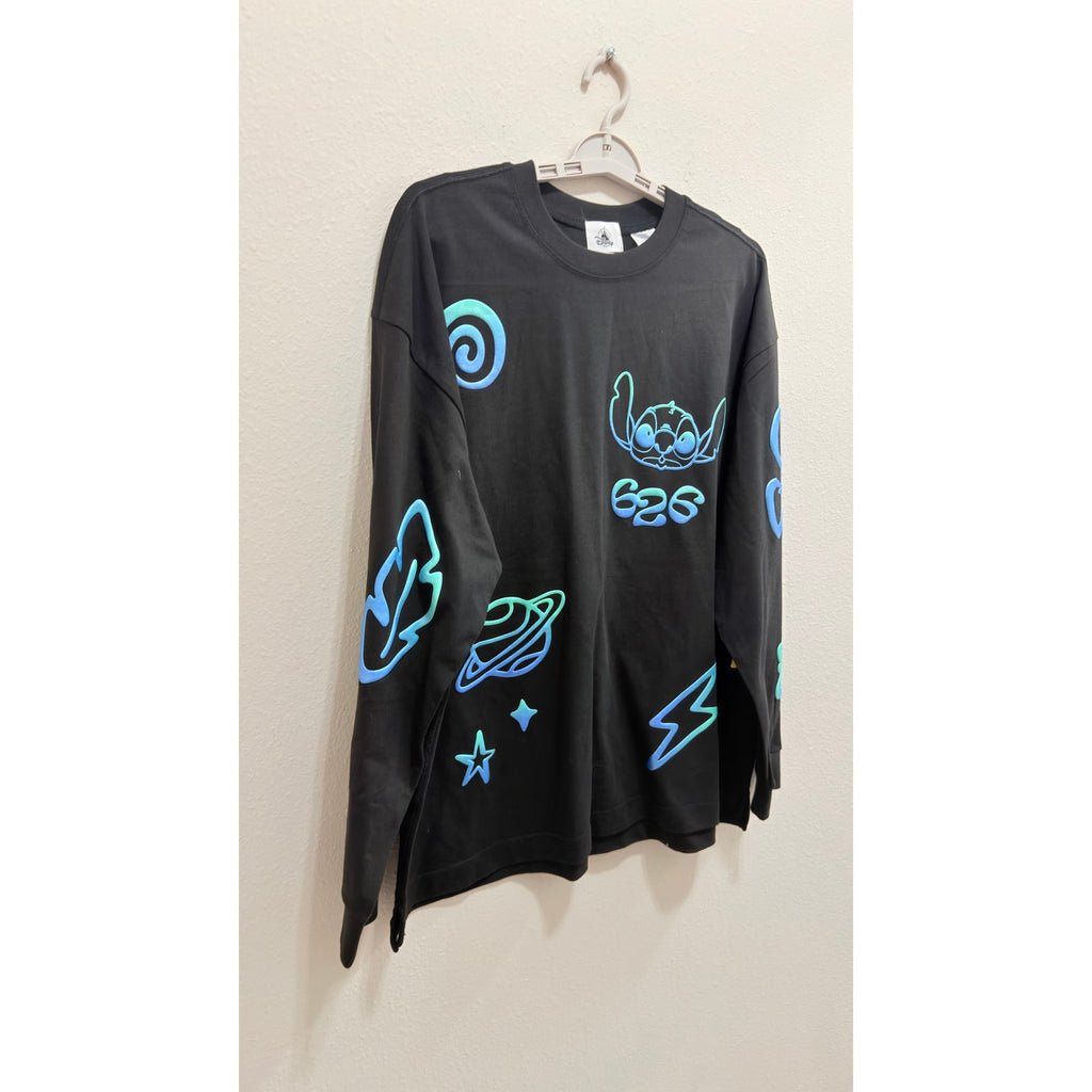Disney Parks Stitch 626 Oversized Celebration Crew Top Adult Large NWT