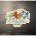 Disney Parks Walt Disney World Marathon Weekend 2017 Car Magnet NWOT