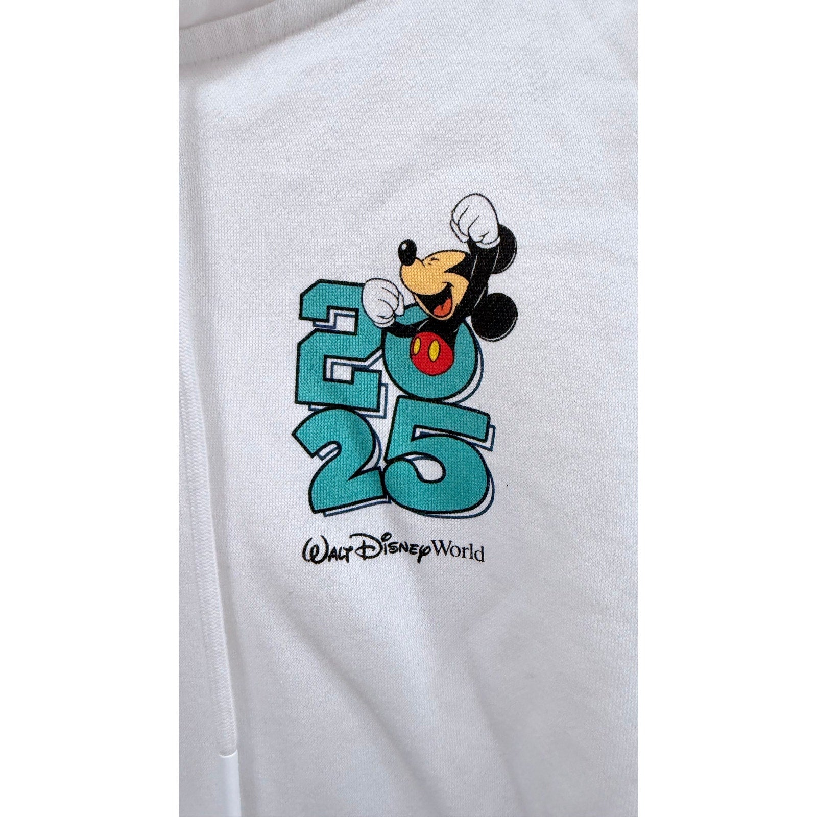 NWT 2025 Walt Disney World Mickey & Friends Zip-Up Hoodie - Women’s Large