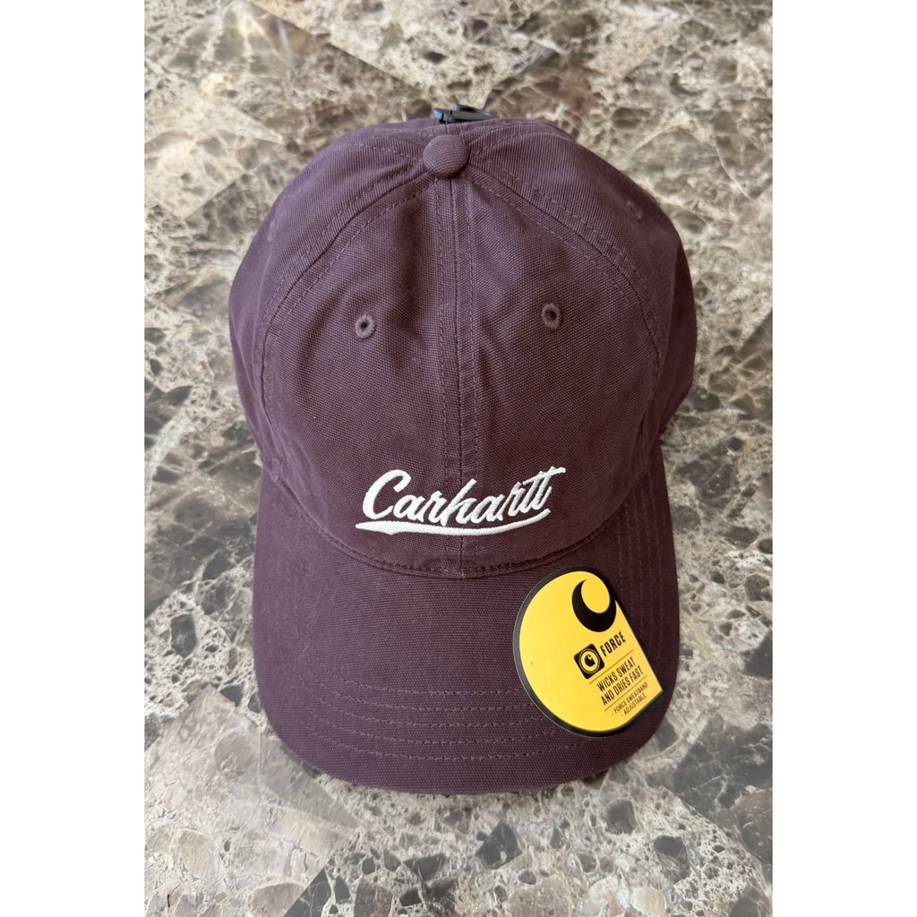 NWT Carhartt Adult Unisex Canvas Script Graphic Cap - Blackberry