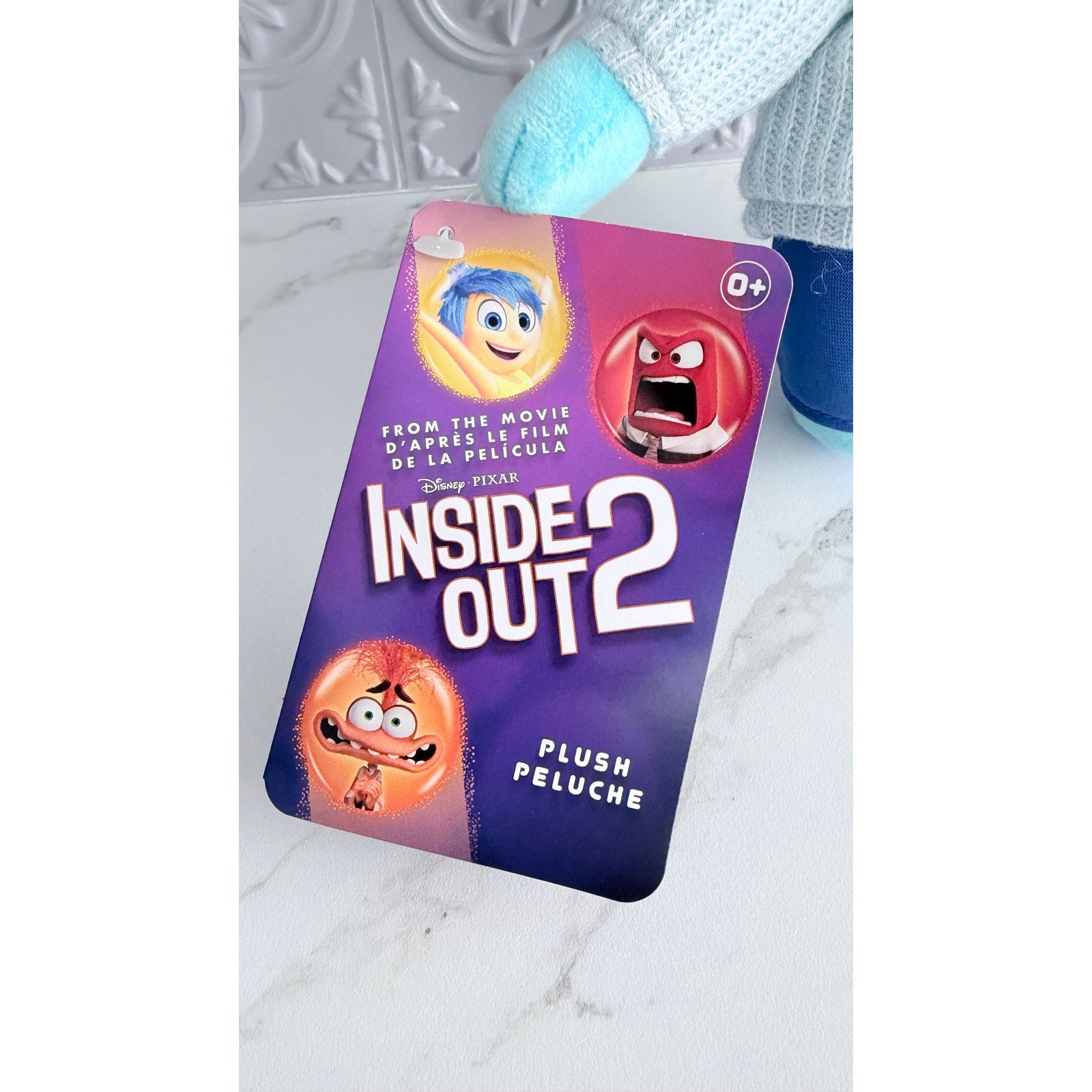 Disney Pixar Inside Out 2 Sadness Plush 11" Small Stuffed Animal New