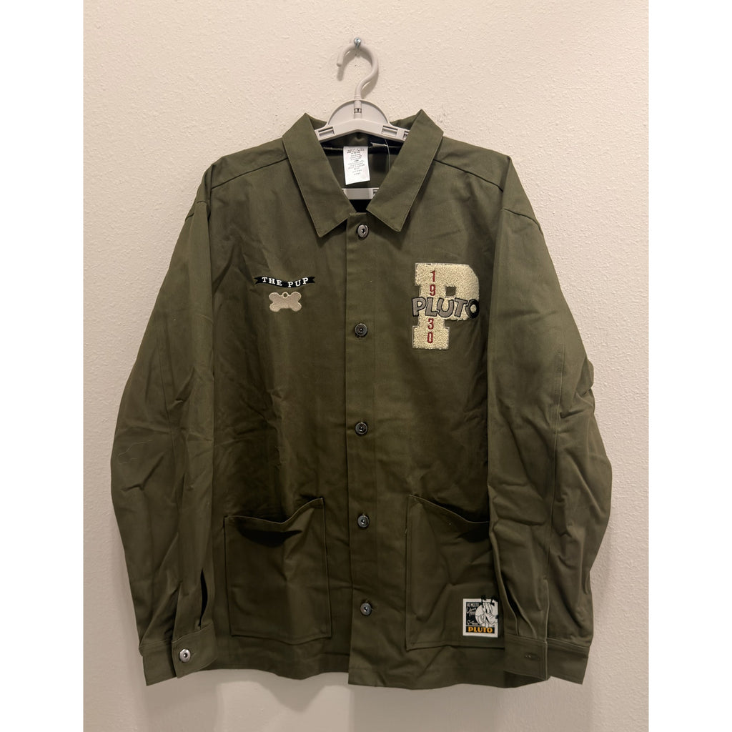 Disney Parks Pluto "Loyal Since 1930" Adult Over-Shirt Jacket Large NWT