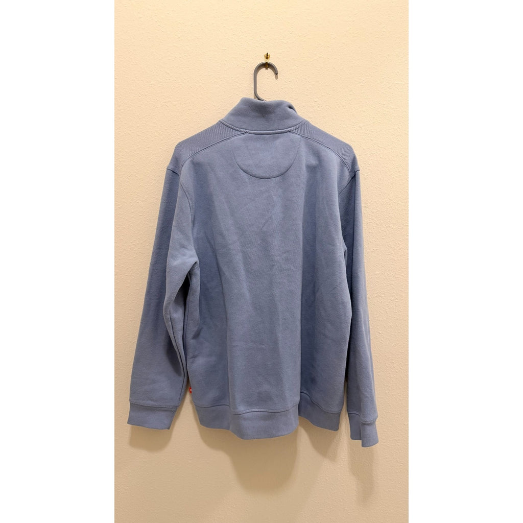 IZOD Men's Colony Blue Sueded Fleece Shirt - Size Medium - NWOT