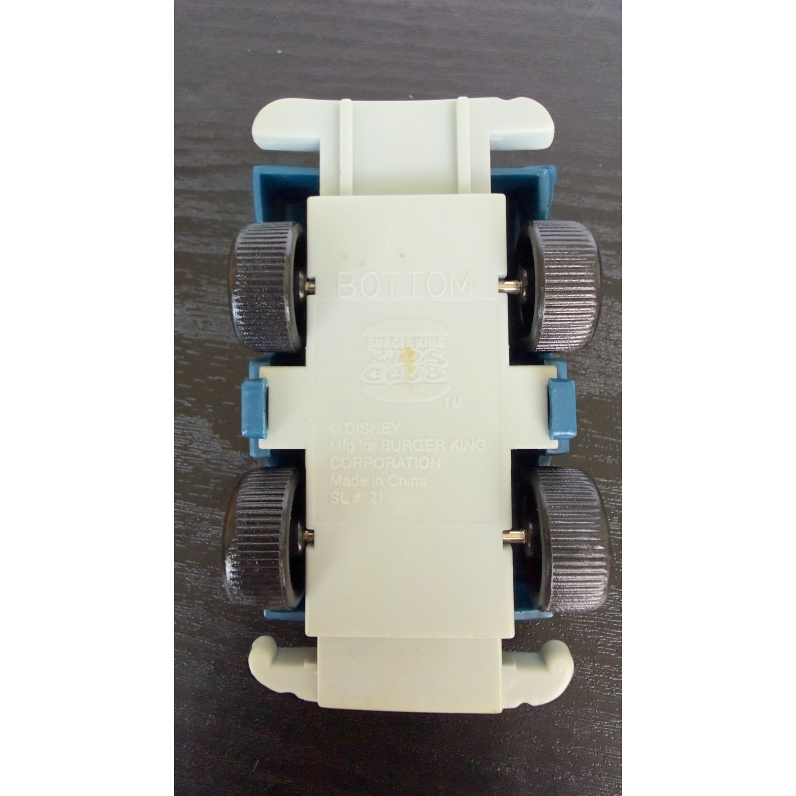 Vintage Burger King Kids Club "Break-Away" Action Cars — Set of 2