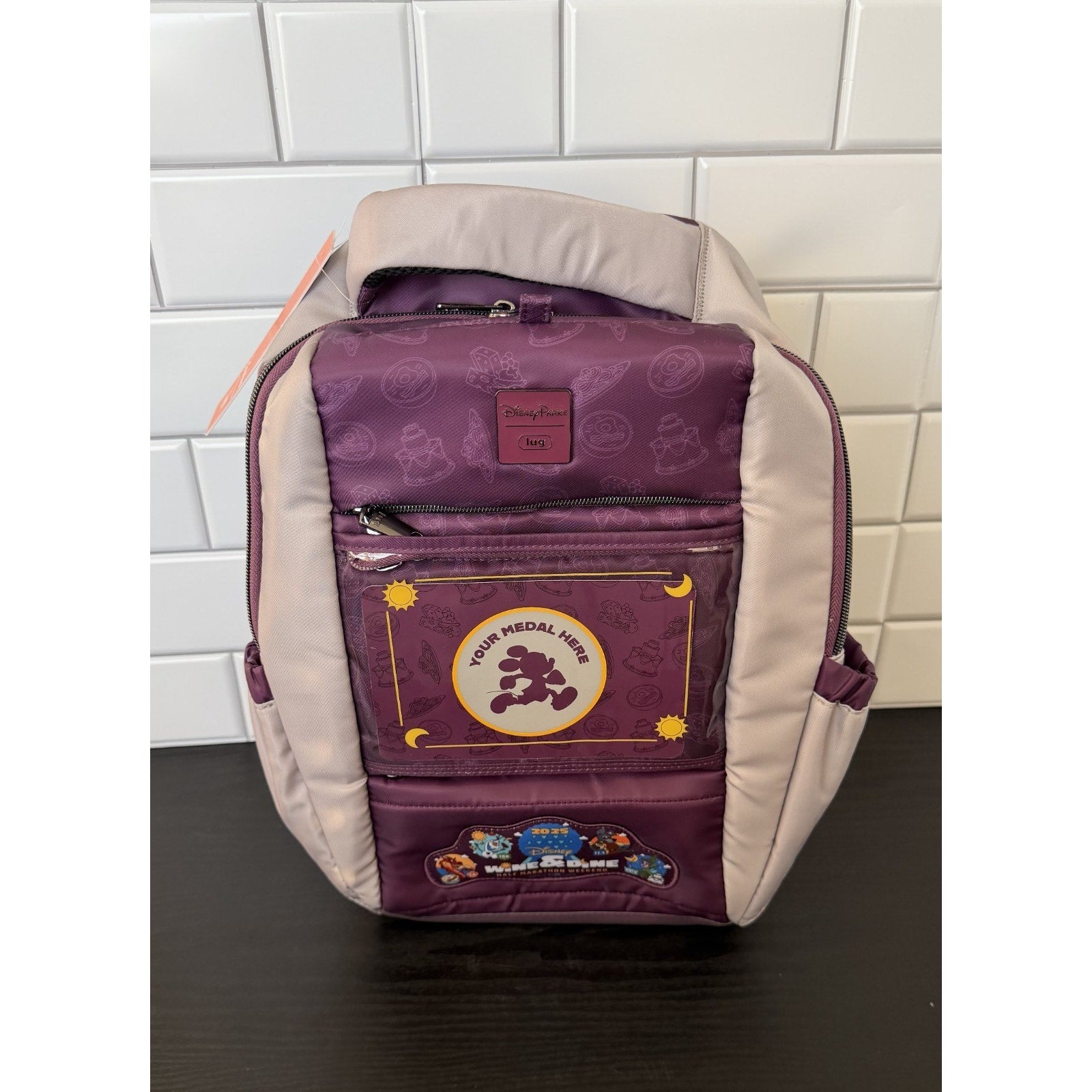 Lug x Run Disney 2025 Wine and Dine Weekend Hopper Backpack NEW
