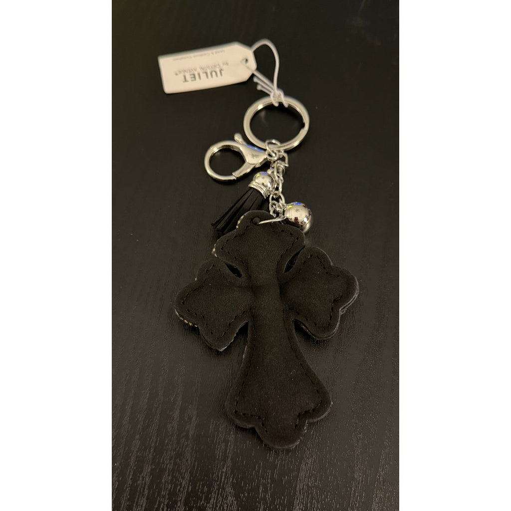 NEW Juliet Bling Rhinestone Keychain - Ornate Cross