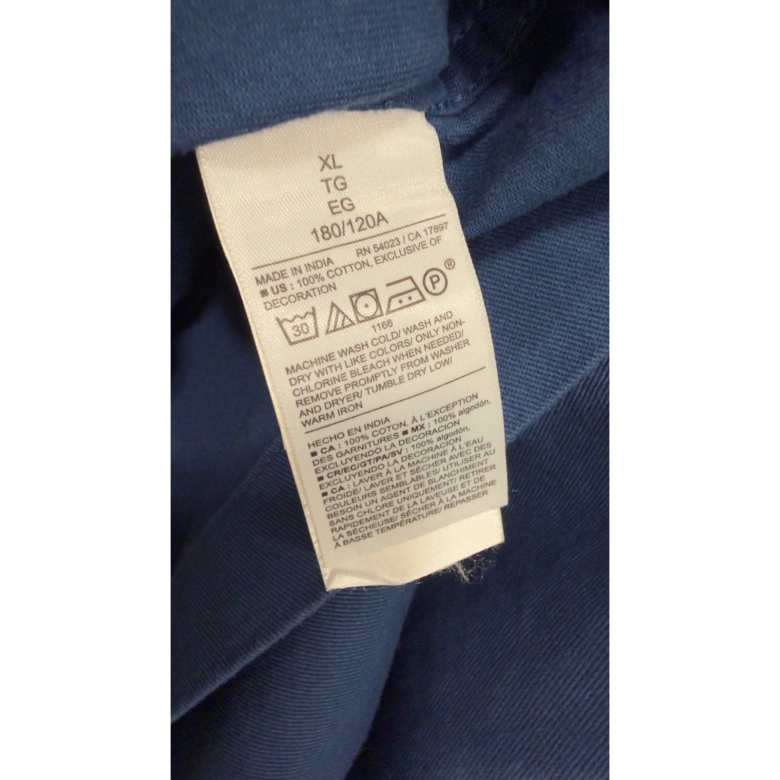 Old Navy x Disney Men's XL Mickey Mouse USA 250 Years Twill Camp Shirt Blue NWT