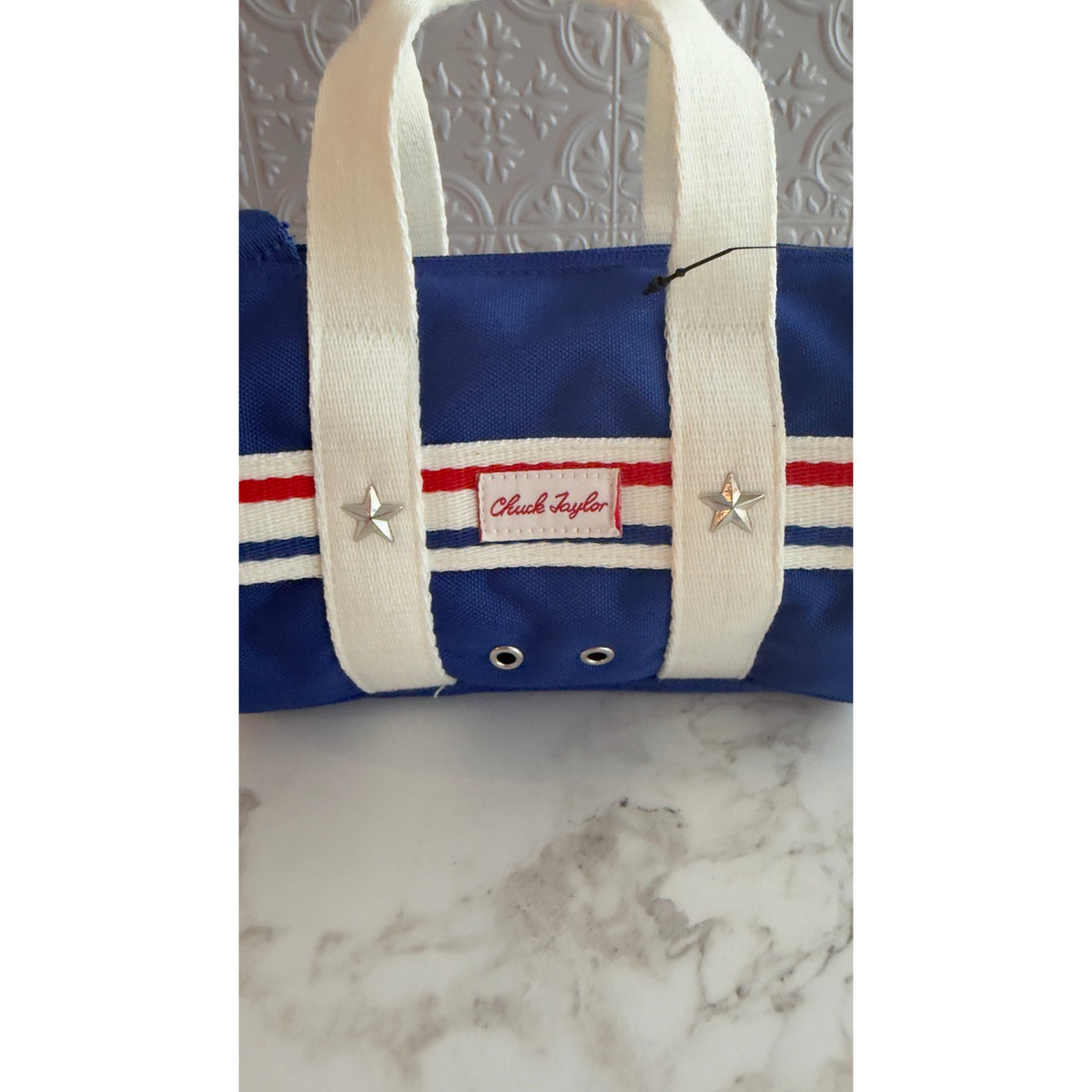 Converse Chuck Taylor Mini Duffel Shoulder Bag Blue Crossbody Purse NEW