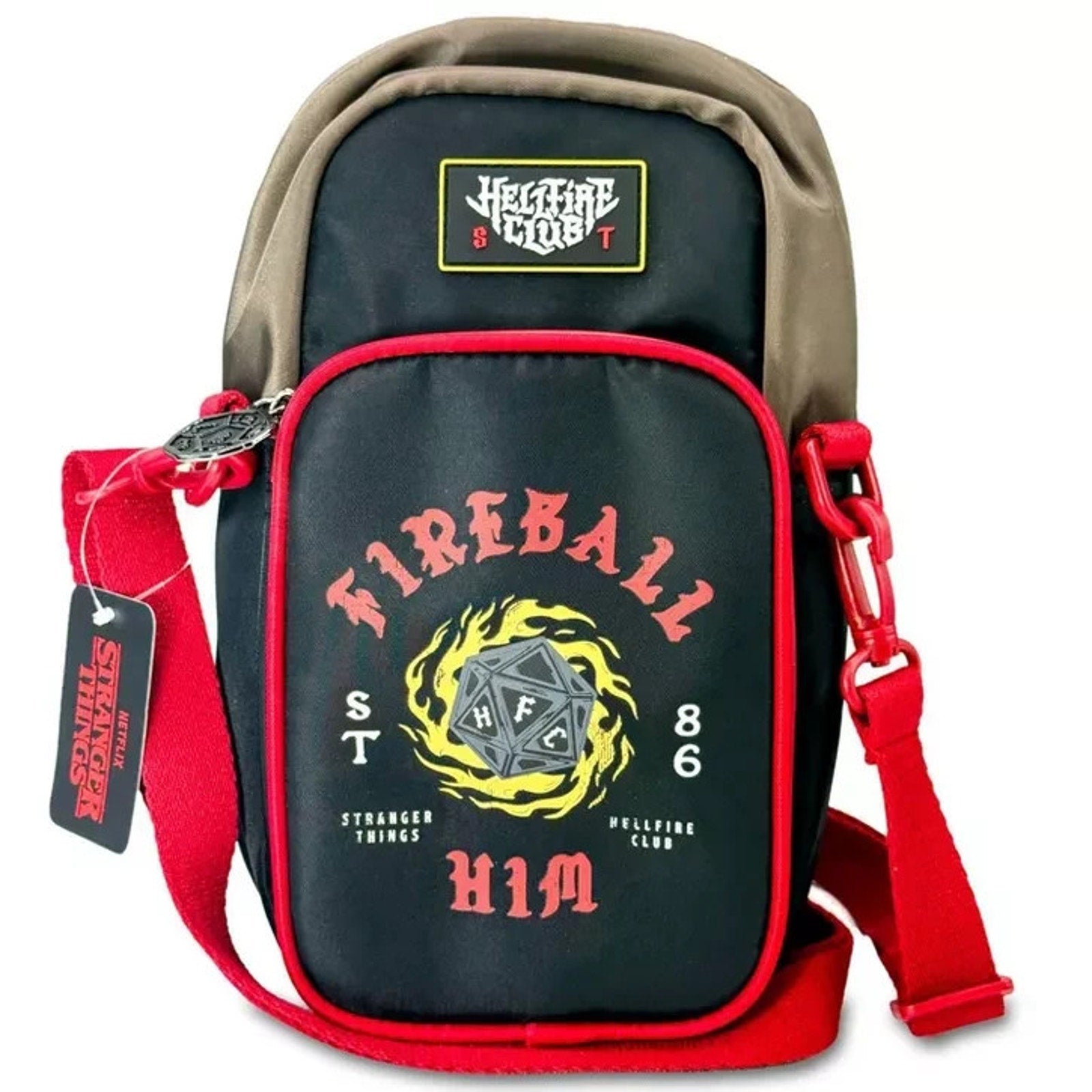 NEW Stranger Things Hellfire Club Slim Crossbody Bag