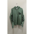 Walt Disney World Green Black Heritage Logo Full-Zip Hoodie NWT Large