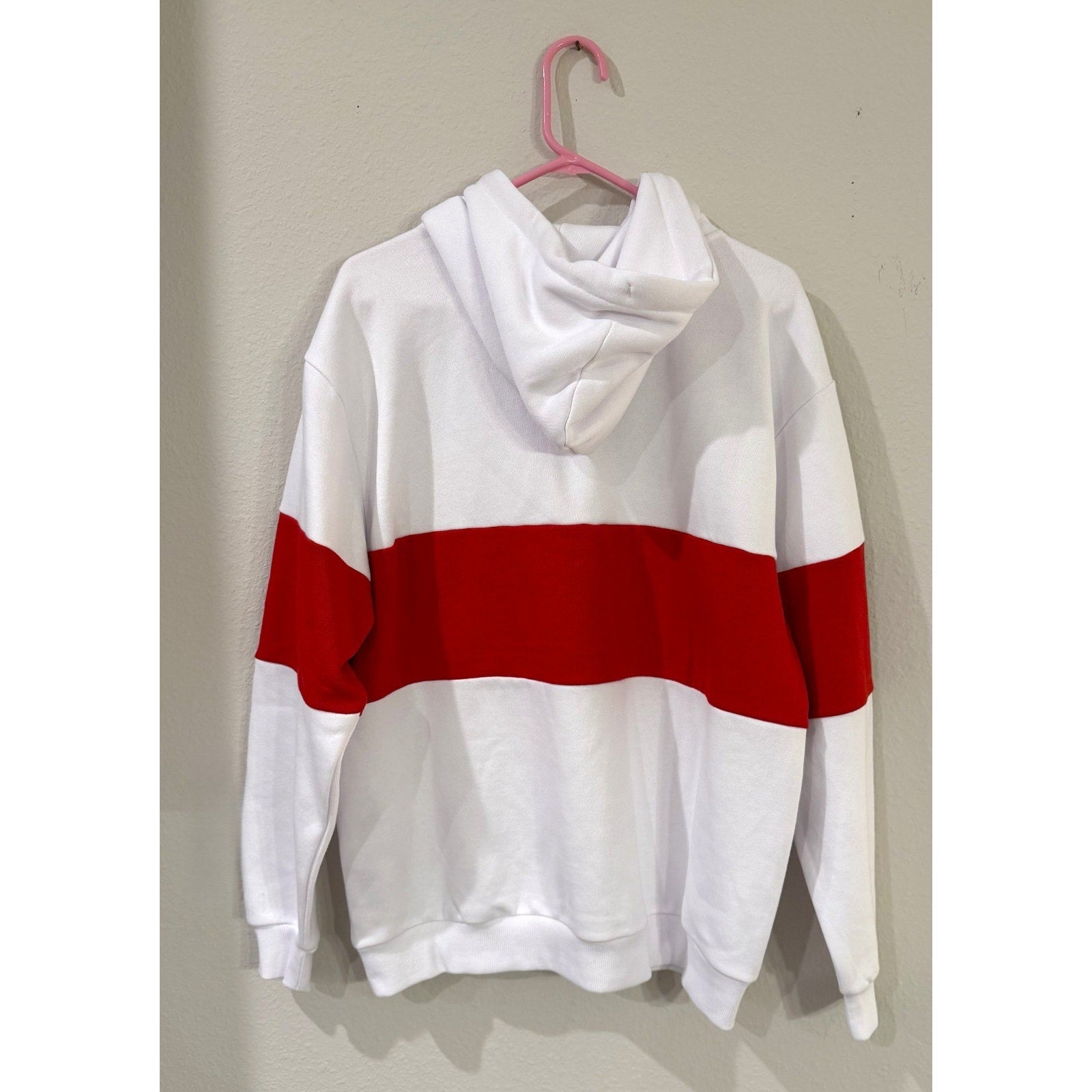 NWT Walt Disney World Classic Mickey Red Stripe Hoodie Adult Large