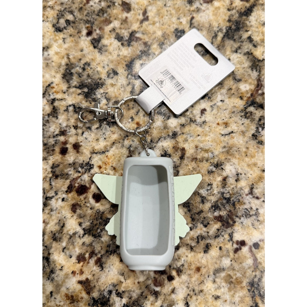 NWT Disney Parks Grogu "The Child" 1 fl oz Sanitizer Holder & Keychain