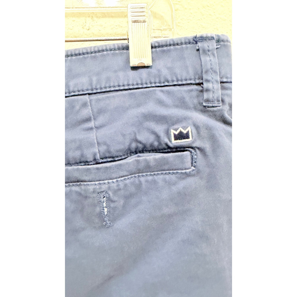 Crown & Ivy Men's Motion Flex Chino Shorts - Navy, Size 36 (Preowned)