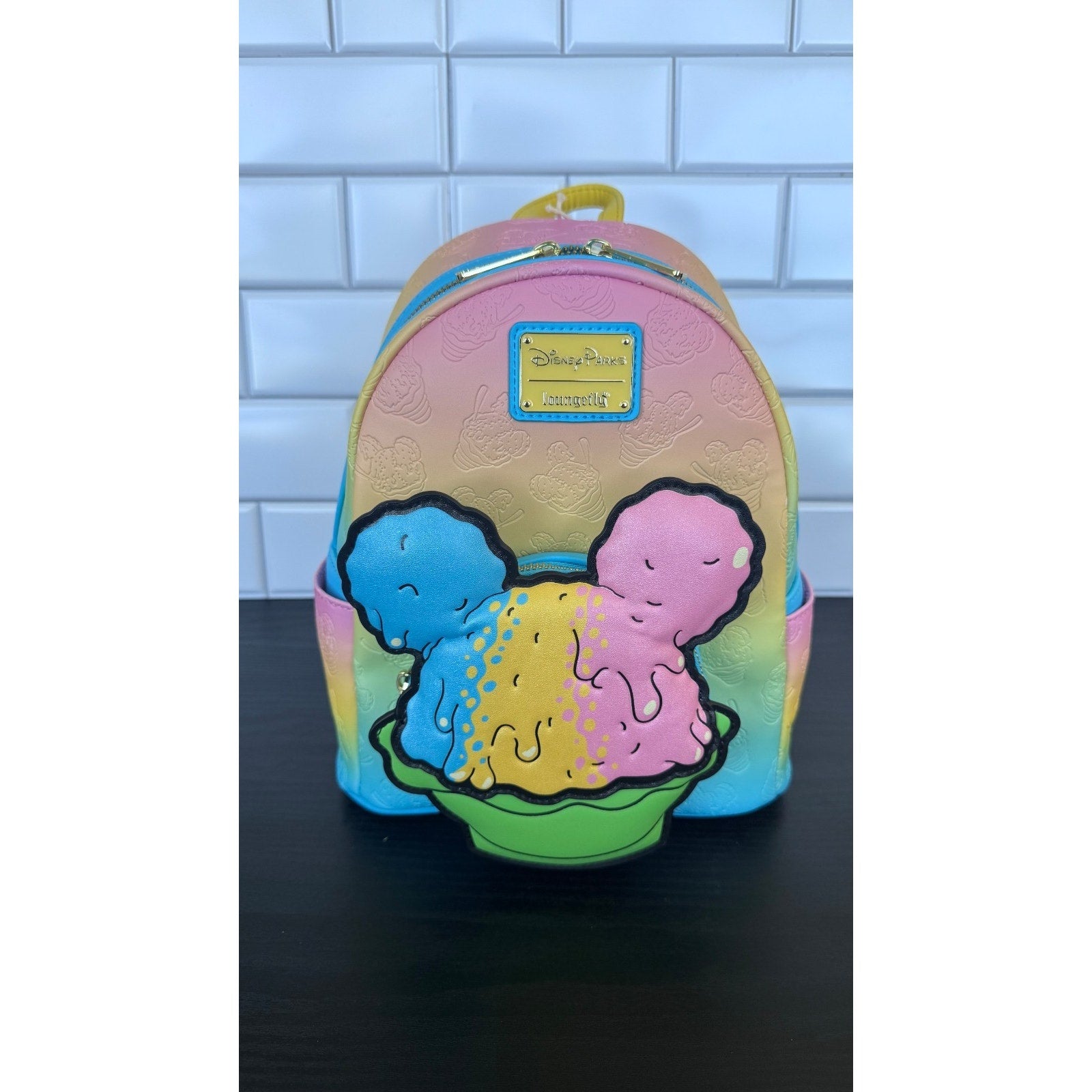 Disney Parks Loungefly Mickey Mouse Shaved Ice Mini Backpack Disney Eats NEW