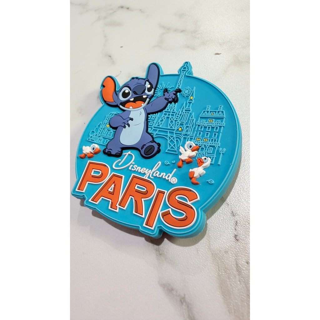 Disneyland Paris Stitch Rubber Magnet Disney Parks Exclusive NEW
