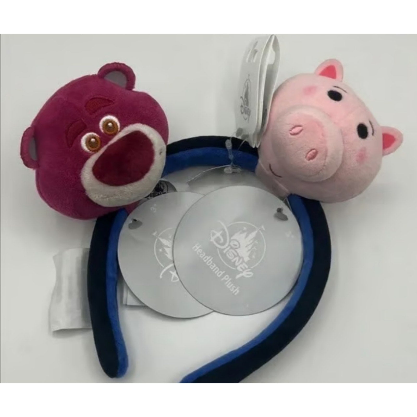 Disney Parks Pixar "Create Your Own Headband" Plush Characters (Set of 2) NWT