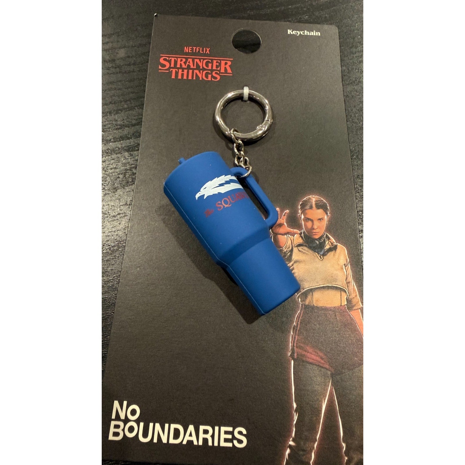 Netflix Stranger Things WSQK Jacket Collectible Mini Keychain - Unisex NEW
