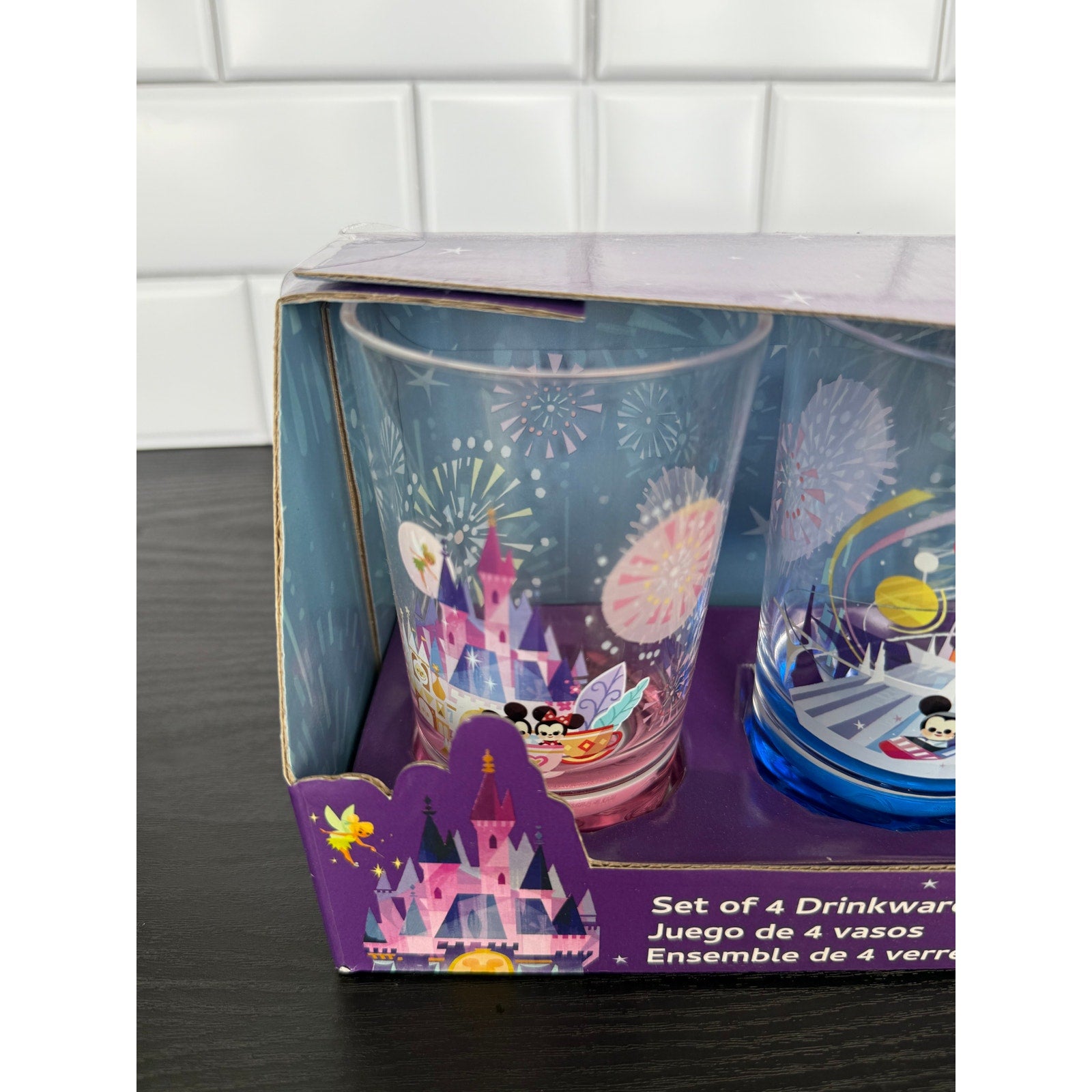 Disney Parks x Joey Chou Plastic Drinkware Set of 4