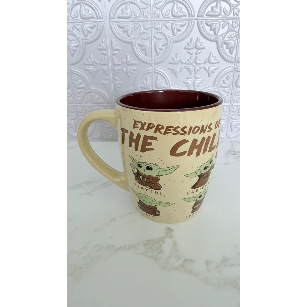 NEW Star Wars The Mandalorian Expressions of The Child 25 Oz Coffee Mug
