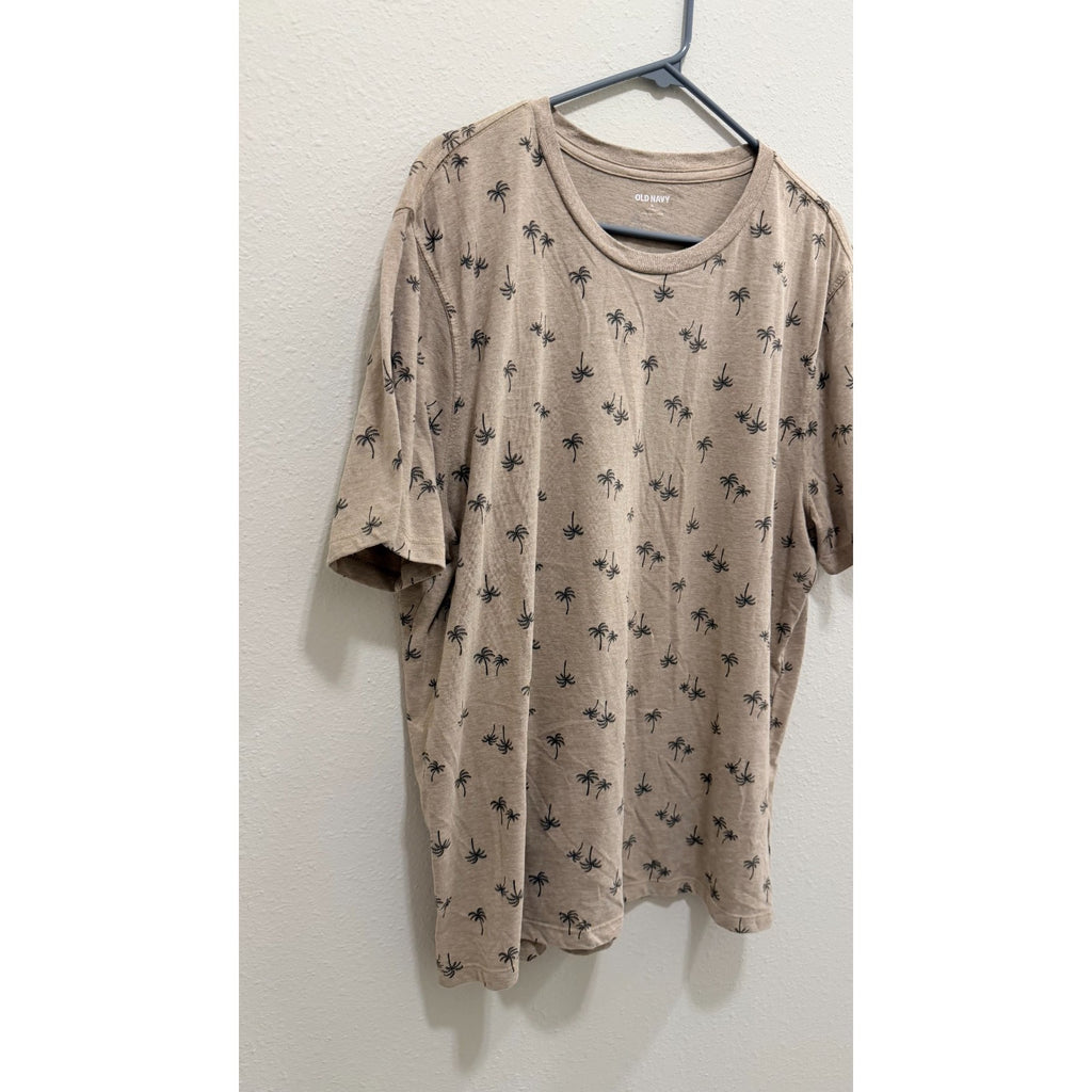 Old Navy Men's Palm Tree Graphic T-Shirt - Size XL - Preowned