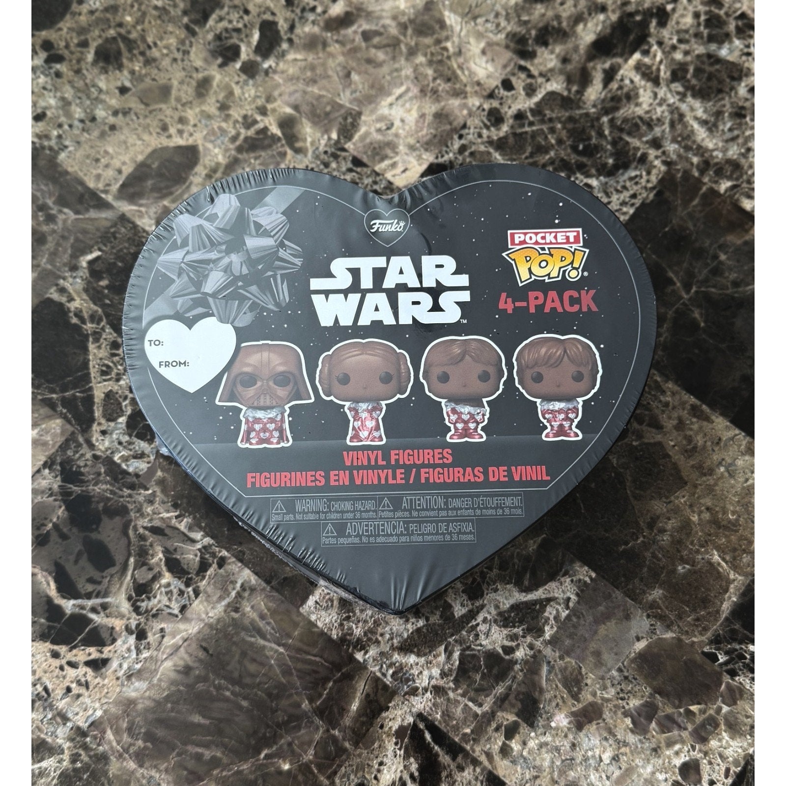 NEW Funko Pocket POP Star Wars Val Box 4-Pack Chocolate Figures NIB