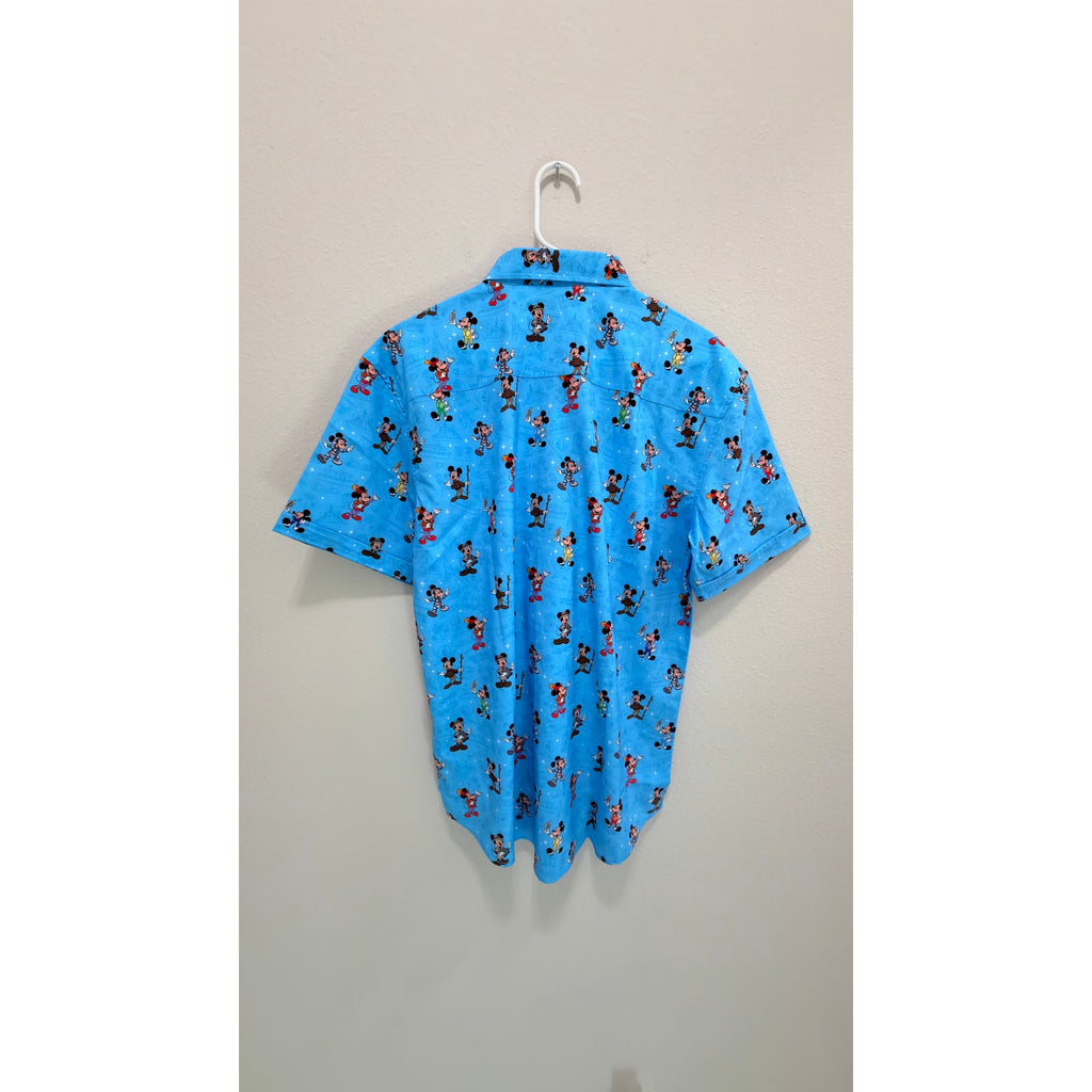 NWT Disney Parks 2025 RSVLTS Mickey Mouse Men’s Shirt - Large