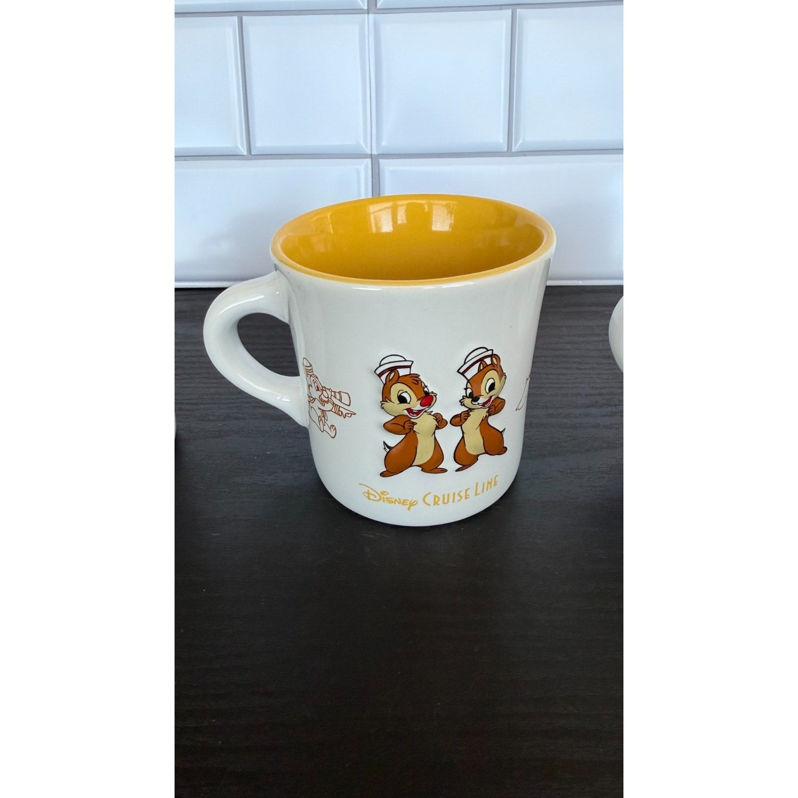 Disney Cruise Line 8oz Diner Mug Set - Mickey, Minnie, & Chip ‘n Dale NEW