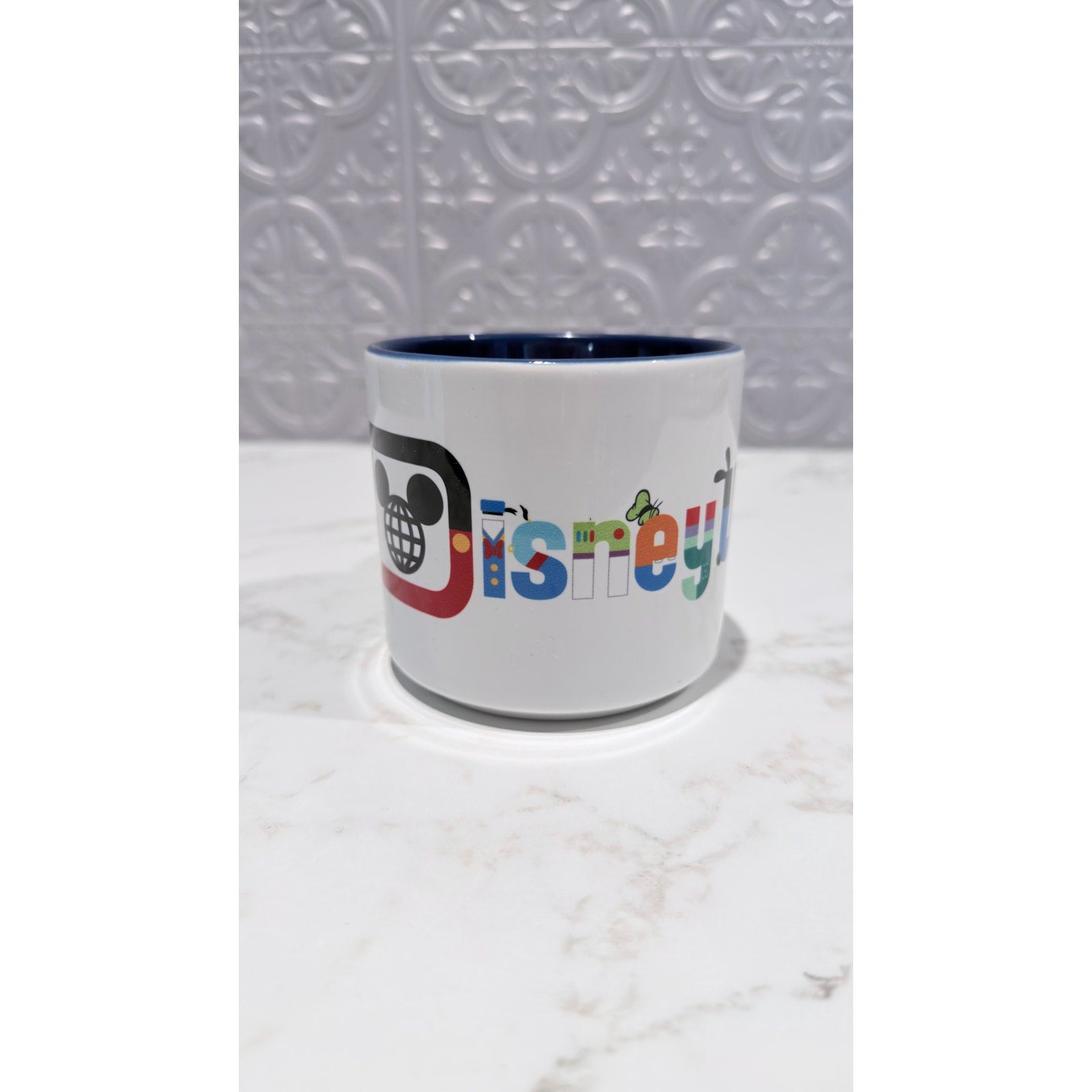Walt Disney World Character Logo Stackable Mug Ceramic 14oz New