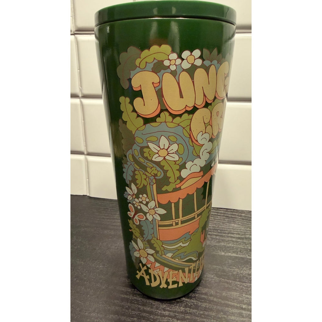 Disney Jungle Cruise Tumbler NEW Adventureland Rides Stainless Steel 22oz