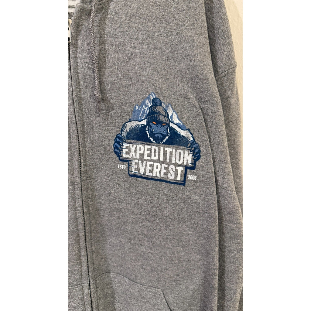 NWT Disney Parks Expedition Everest Yeti Zipper Hoodie Adult Large