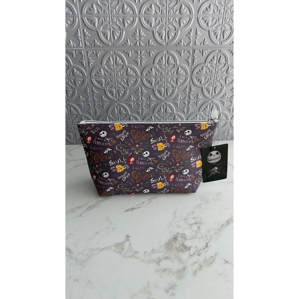 Disney The Nightmare Before Christmas Jack Skellington Makeup Bag NEW