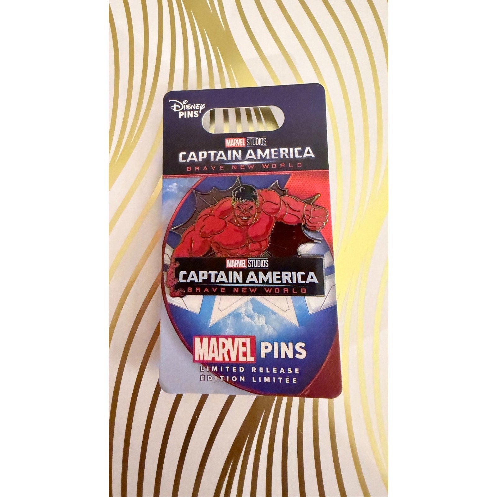 Disney Parks 2025 Marvel Captain America: Brave New World Red Hulk Pin