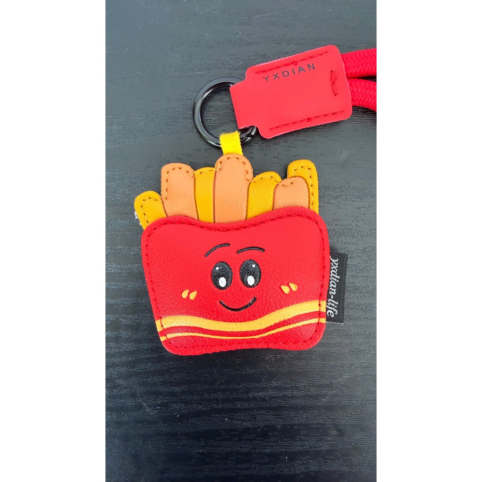 Cartoon Creative Summer Food Series Fries Keychain – NEW