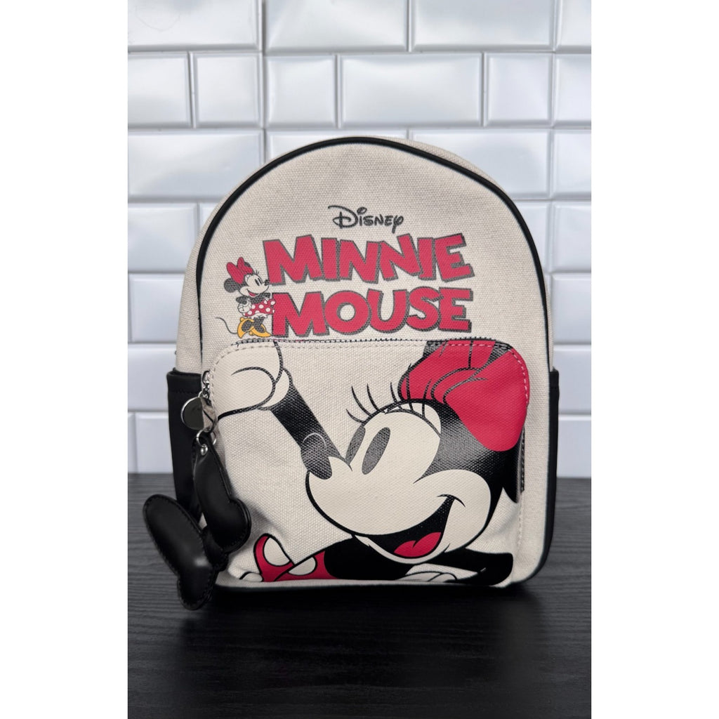 Primark x Disney Minnie Mouse Canvas-Style Backpack NWT