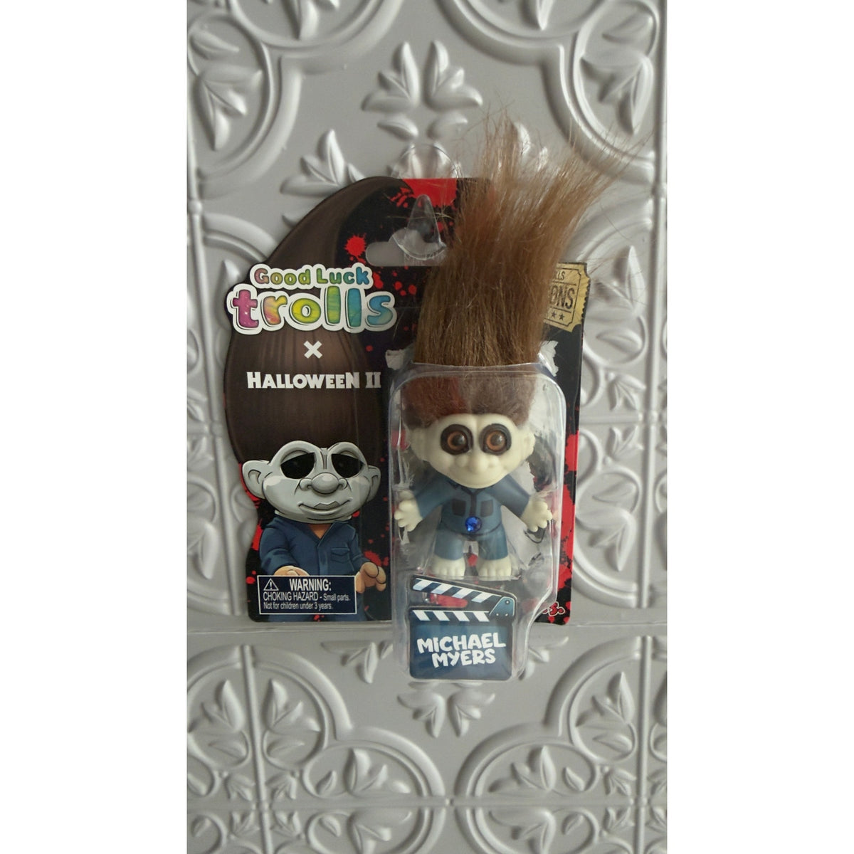 Good Luck Trolls x Halloween II Michael Myers Movie Icons Figure NEW