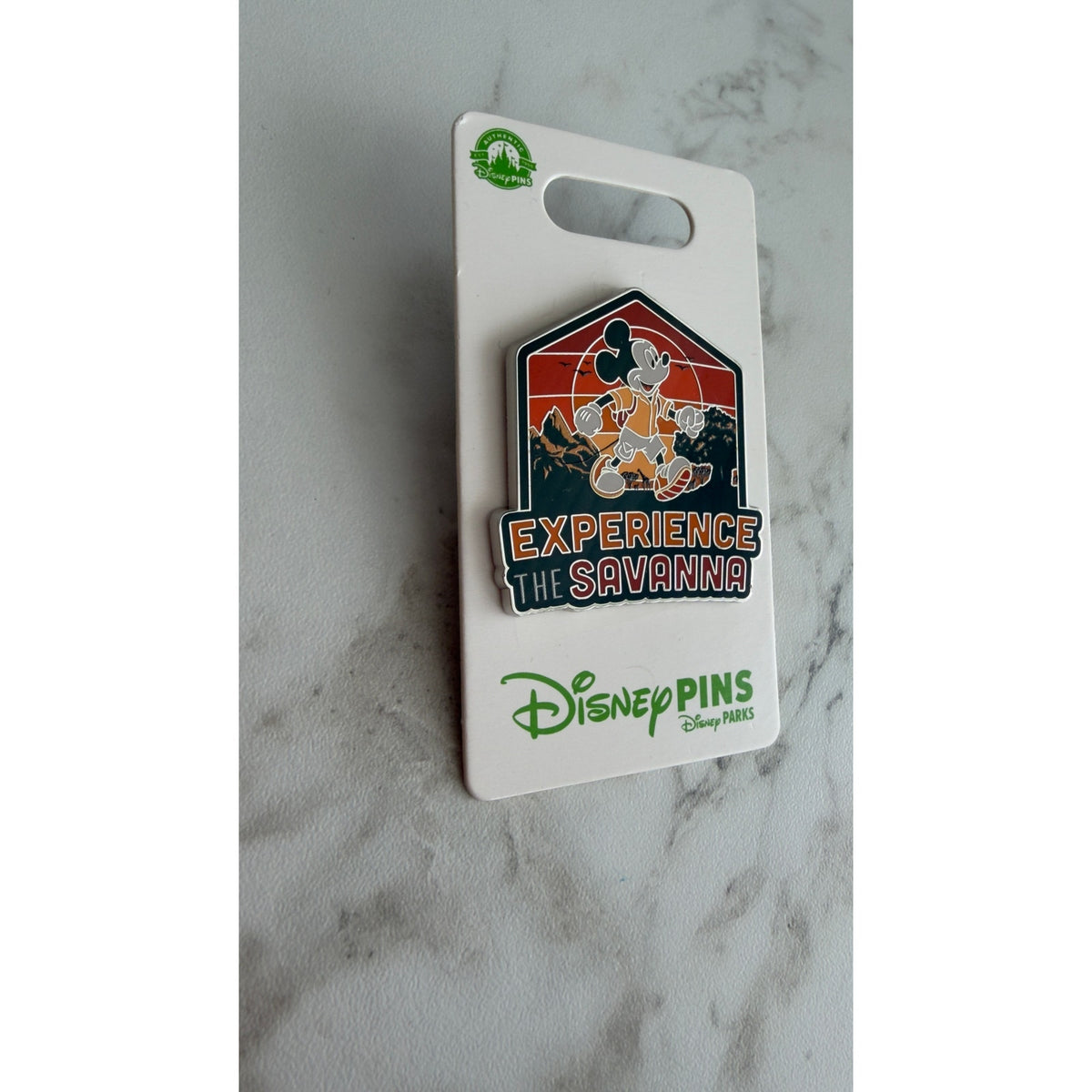 Disney Parks Animal Kingdom Mickey Mouse Experience the Savanna Pin NEW