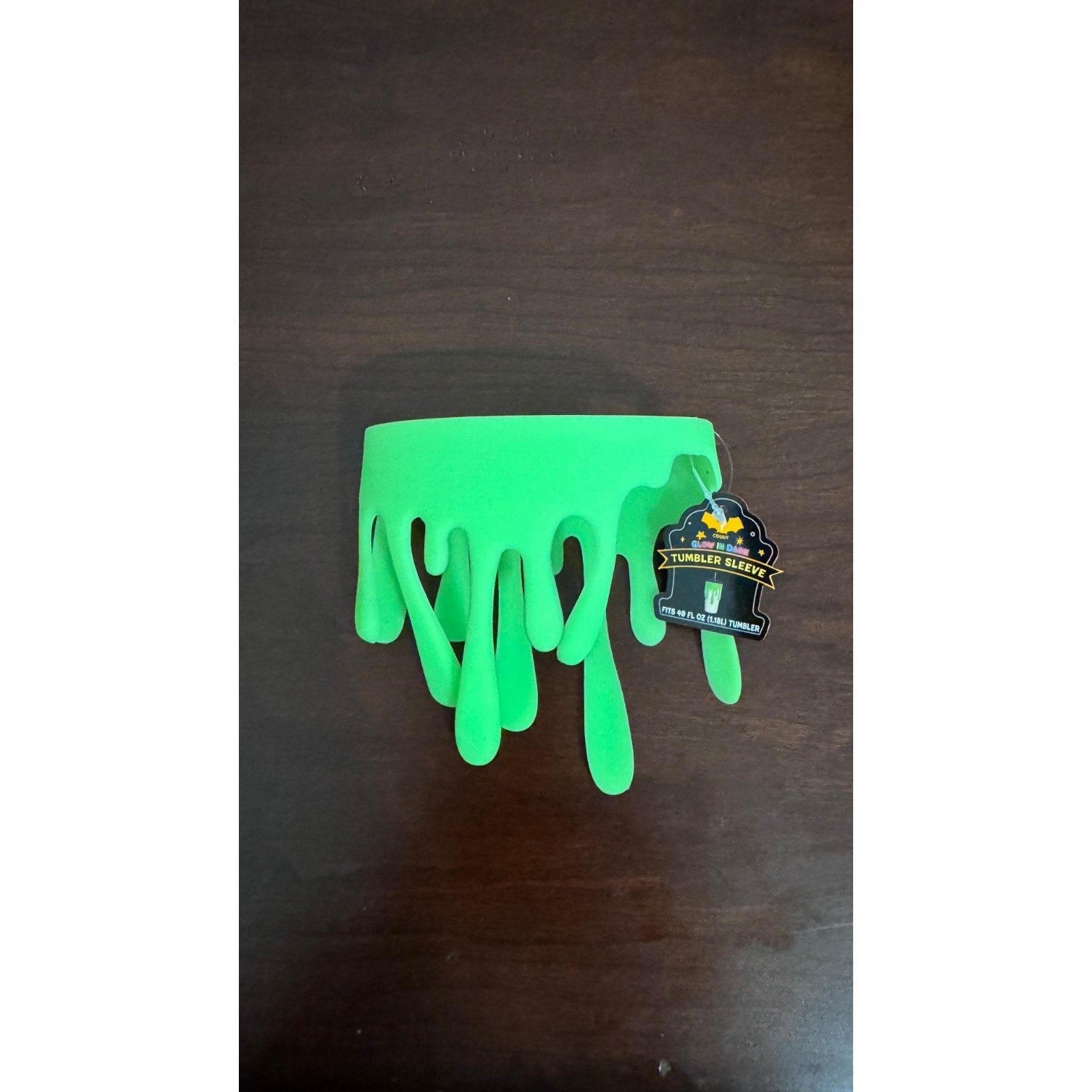 2025 Target Bullseye Glow in the Dark Slime Tumbler Sleeve Halloween