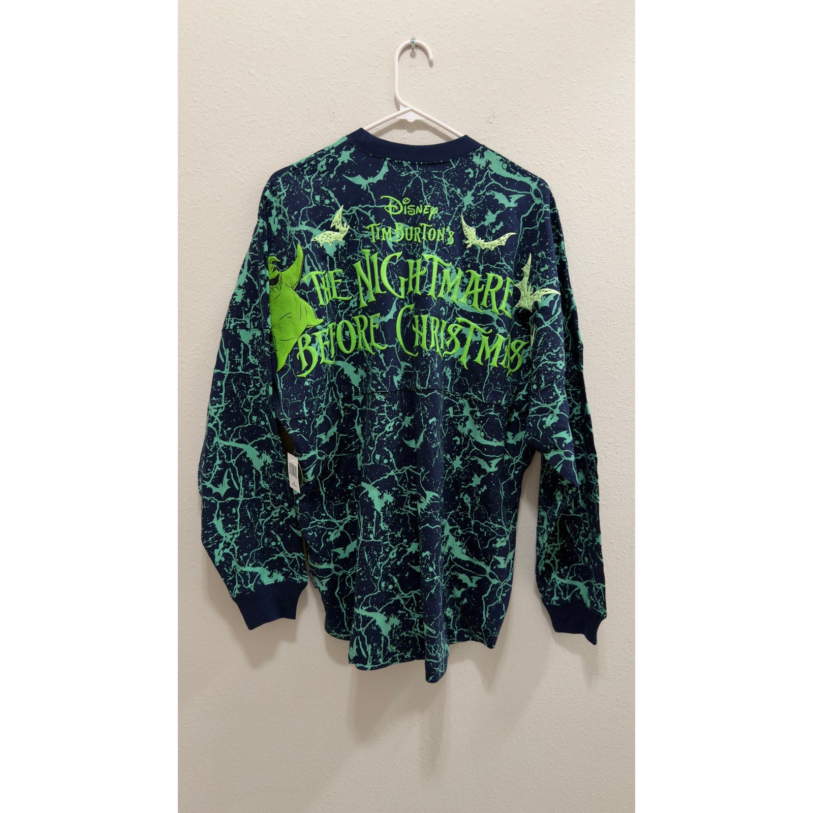 Disney Spirit Jersey GITD Nightmare Before Christmas Oogie Boogie Medium NWT