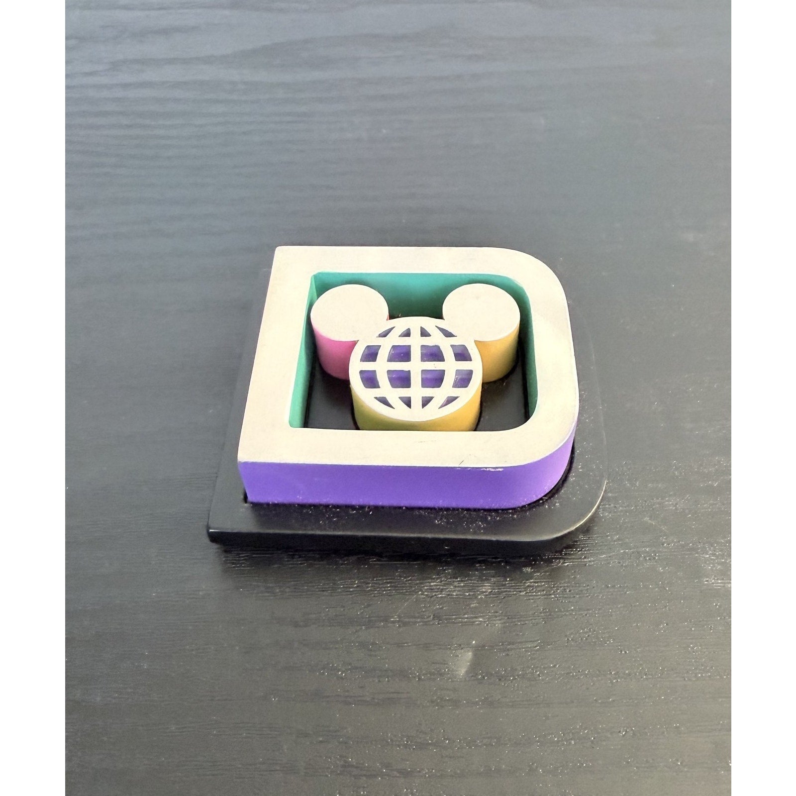 NEW Walt Disney World Parks Mickey Mouse Ear Logo 3-D Fridge Magnet