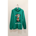 NWT Disney Parks Santa Mickey Mouse Adult Pullover Hoodie Large