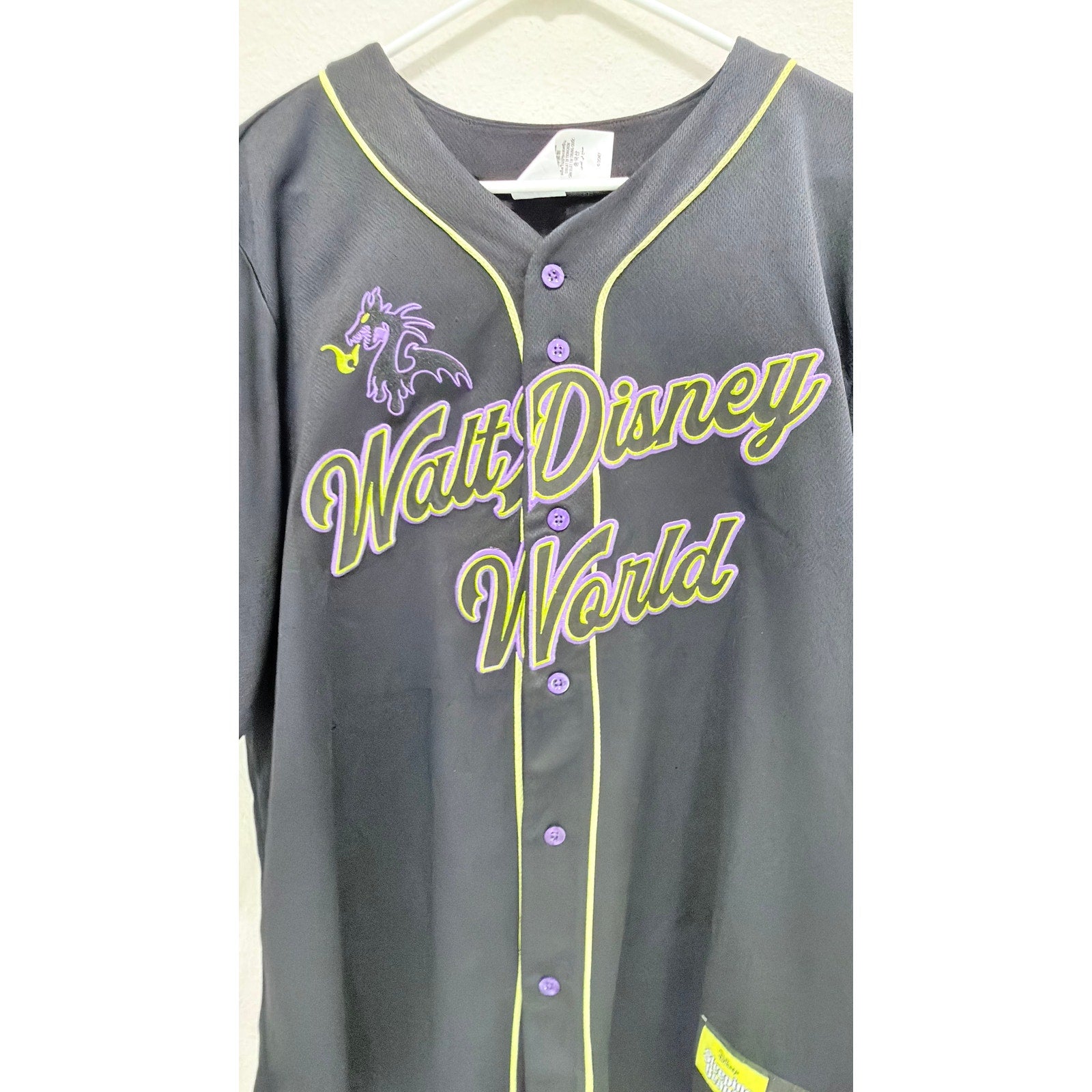 NWT Disney Maleficent Sleeping Beauty Baseball Jersey - Large