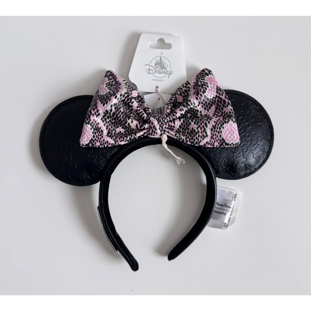 Disney Parks x Loungefly Minnie Ears Headband - Animal Print NWT
