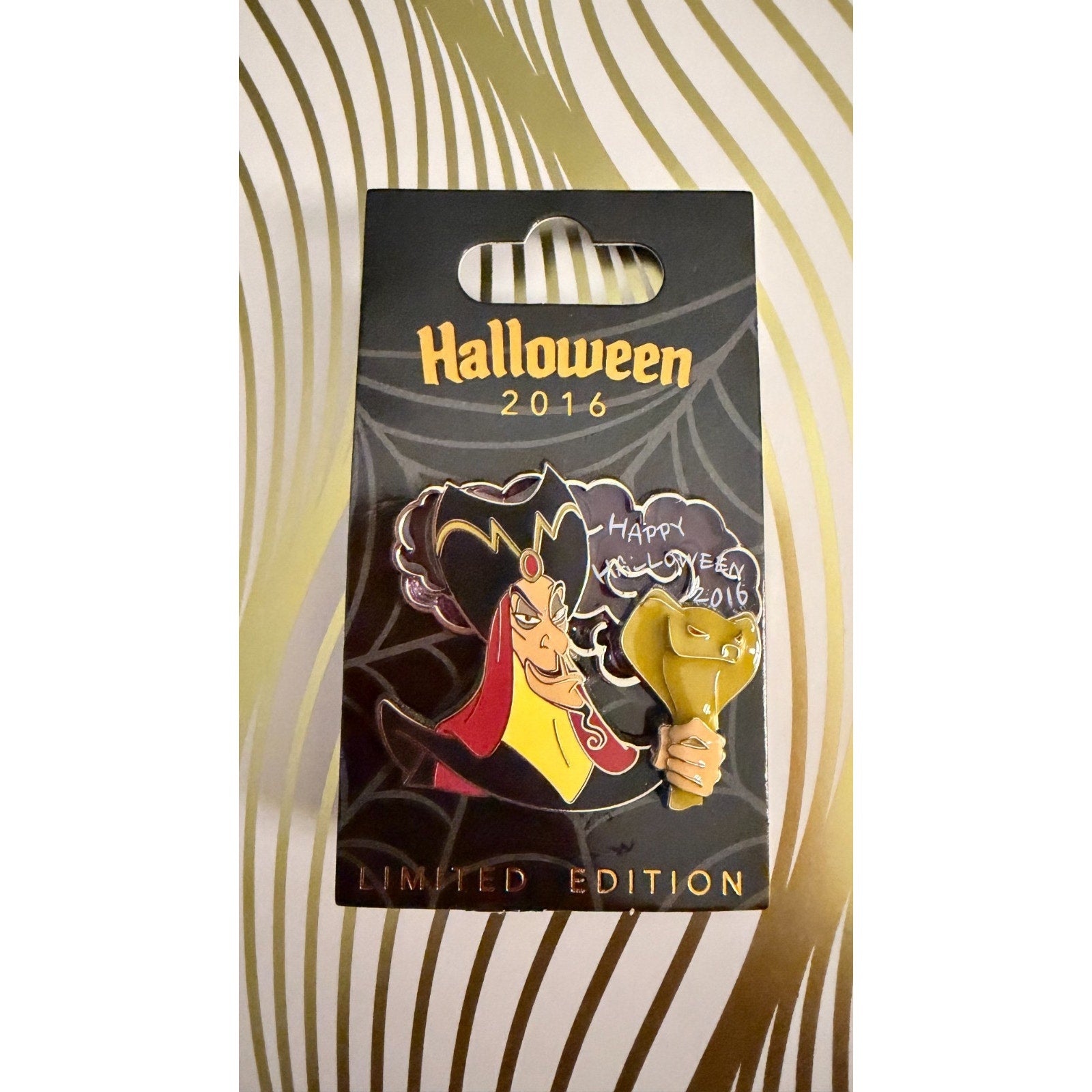 Disney Parks 2016 Happy Halloween Jafar Limited Edition Pin - LE 3000