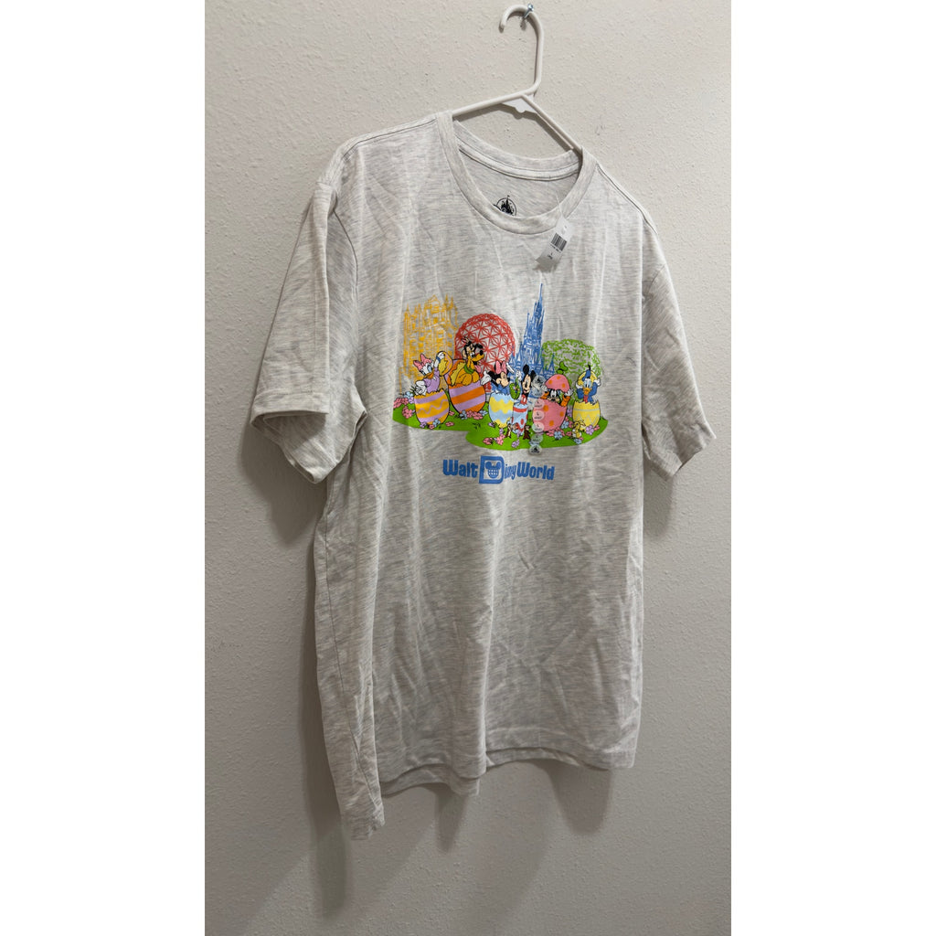 Disney Parks Walt Disney World Easter Mickey & Friends 4 Parks T-Shirt Large NWT