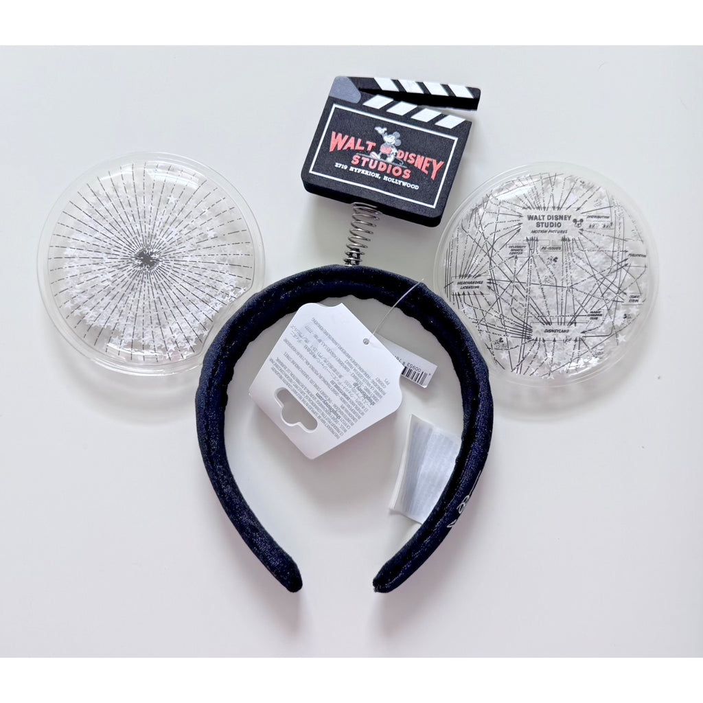 2023 Disney Parks Disney 100 Walt Disney Studios Mickey Minnie Ear Headband NWT