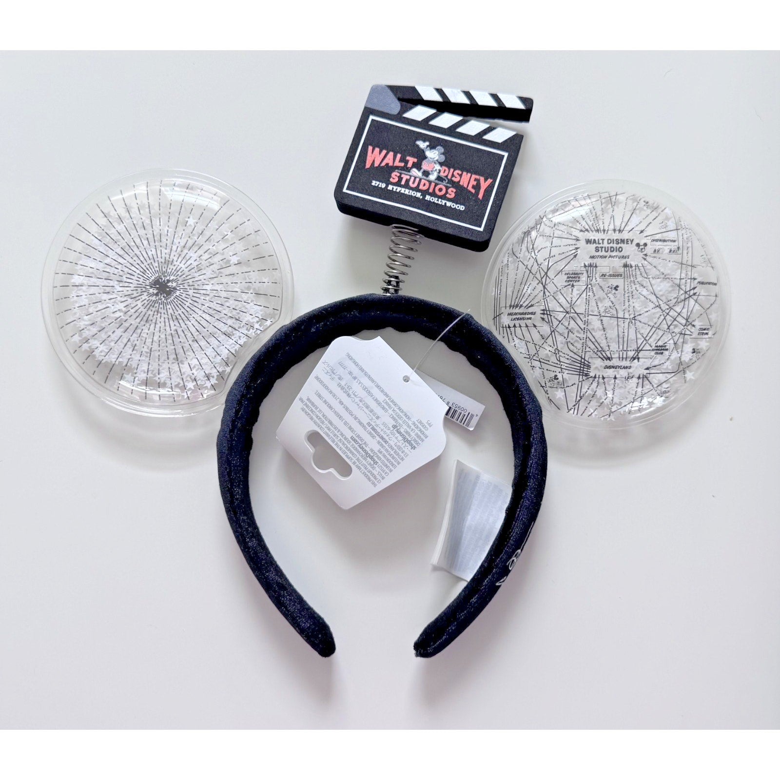 2023 Disney Parks Disney 100 Walt Disney Studios Mickey Minnie Ear Headband NWT